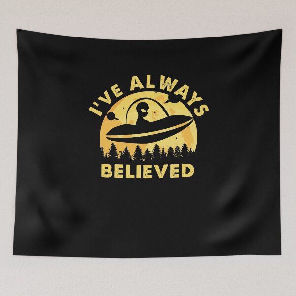 Artikelvorschau, Alien Spaceship Flying Saucer Ich habe Aliens immer geglaubt entworfen und verkauft von trendo.