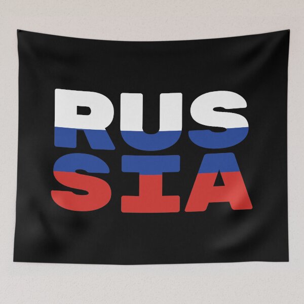 Item preview, Russia Flag Text designed and sold by OldDannyBrown.