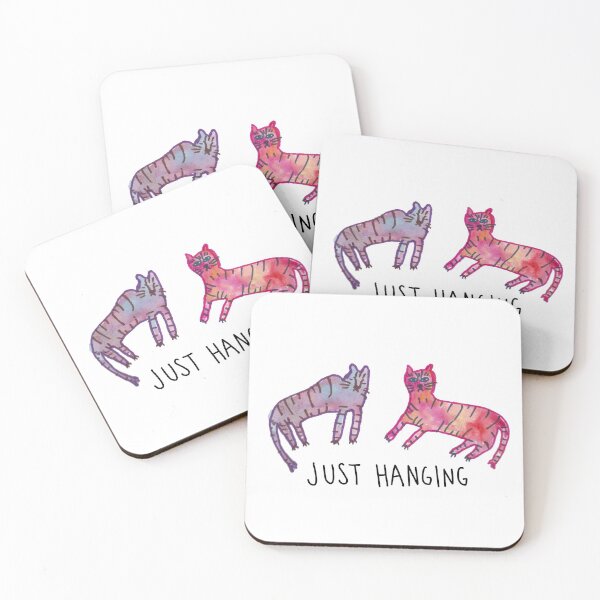 Item preview, Tiger Cats "Just Hanging" Doodle designed and sold by kinzlera.