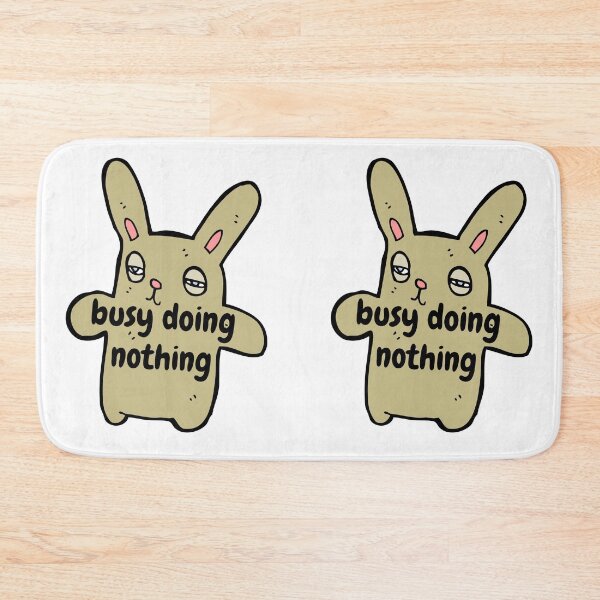 Item preview, Busy Doing Nothing Lazy Rabbit designed and sold by Jecelynshop.