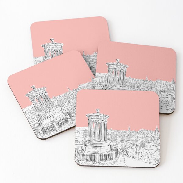 Item preview, Overlooking Edinburgh (coral version) designed and sold by Adam Regester.