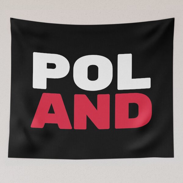 Item preview, Poland Flag Text designed and sold by OldDannyBrown.