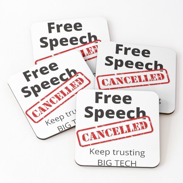 Item preview, Free Speech Canceled By Big Tech designed and sold by StormyMuse.