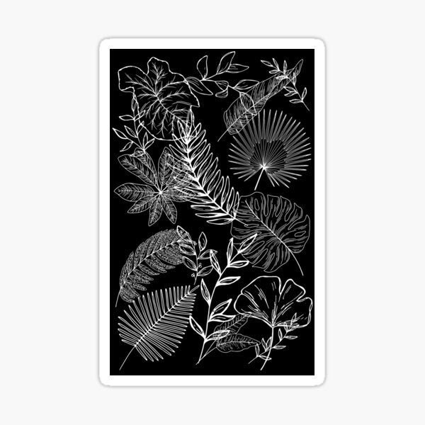 They are leaves! Sticker