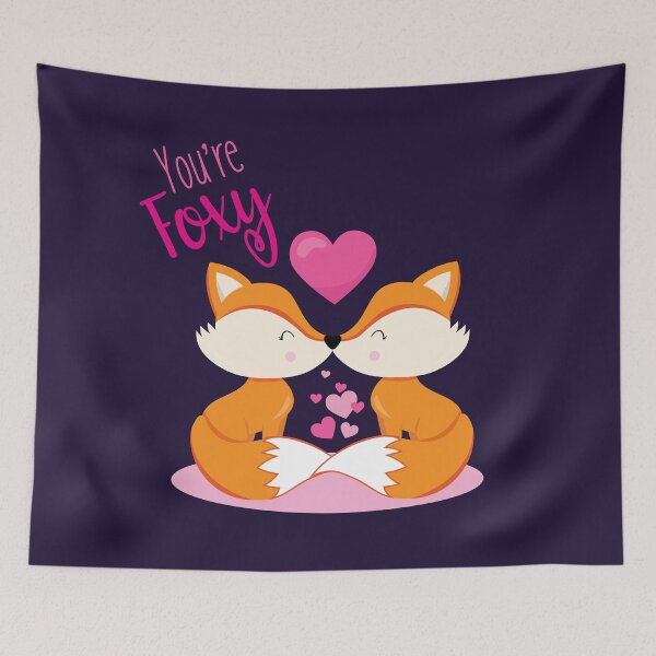 Item preview, Cute Valentines Foxes You are Foxy designed and sold by TamGustam.