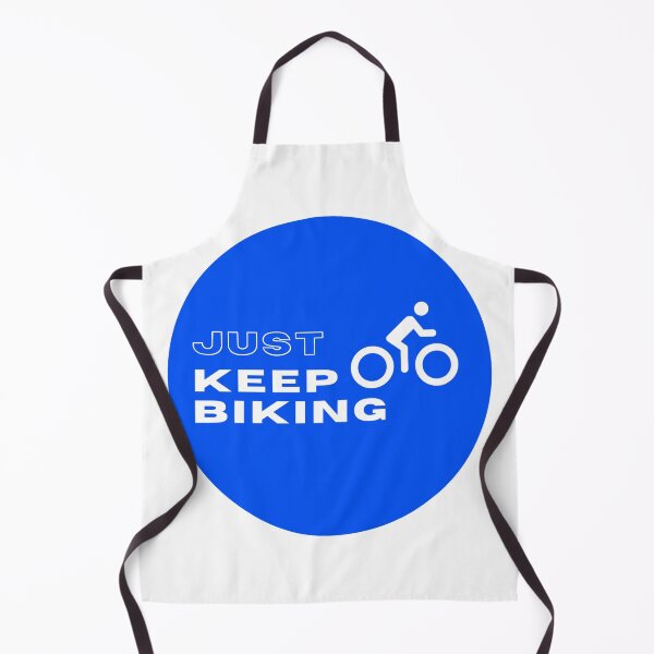 Item preview, Just Keep Biking - Funny Cycling Sign designed and sold by Cute Designs Shop.
