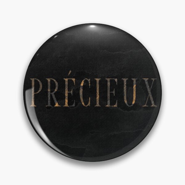 Item preview, Précieux French words minimal - Gold on Black designed and sold by pixelstag.