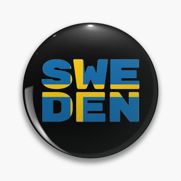 Item preview, Sweden Flag Text designed and sold by OldDannyBrown.