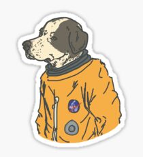 Weltraumhund Sticker