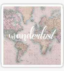 Wanderlust Travel Sticker