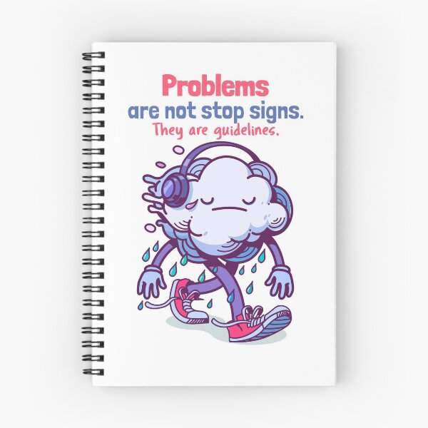 Item preview, Problems are not stop signs. They are guidelines.  designed and sold by Coffisher.