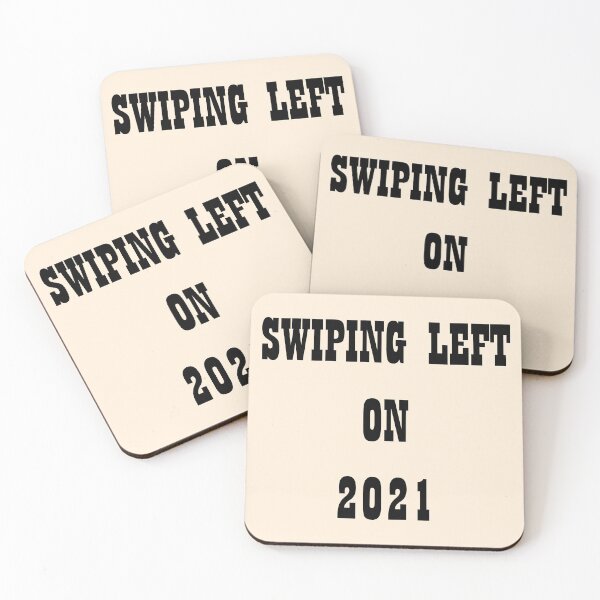 Item preview, Funny Valentine Swiping left on 2021 - vintage block black typography designed and sold by Deegital18.