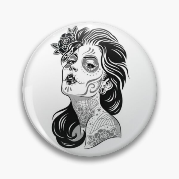 Item preview, wild girl woman tattoos designed and sold by Home-of-art.
