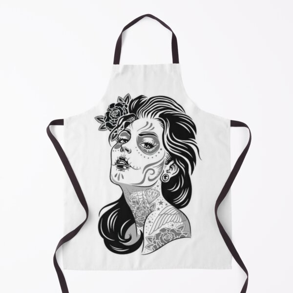 Item preview, wild girl woman tattoos designed and sold by Home-of-art.