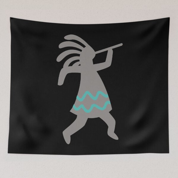 Item preview, native american pattern Kokopelli 2 designed and sold by nativeStor.