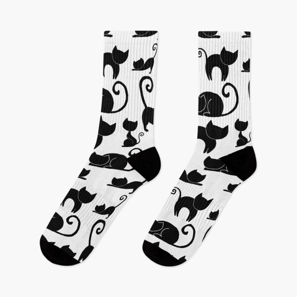 Item preview,  Black cats pattern designed and sold by PurrfectCorner.