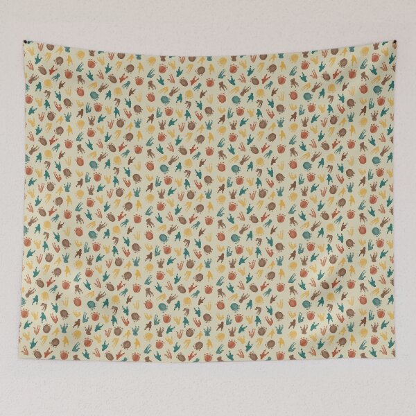 Item preview, Scattered Dinosaur Footprints designed and sold by VintageStyle.