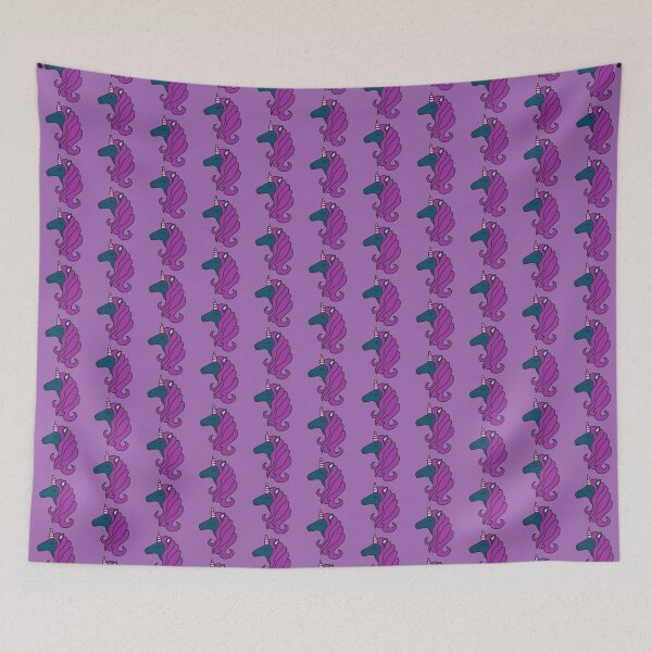 Item preview, Midnight Dark Unicorn - Navy Blue and Purple - Cute Kawaii designed and sold by SteamParliament.