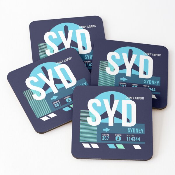 Item preview, Sydney (SYD) Airport Code Baggage Tag designed and sold by SLAG-Creative.