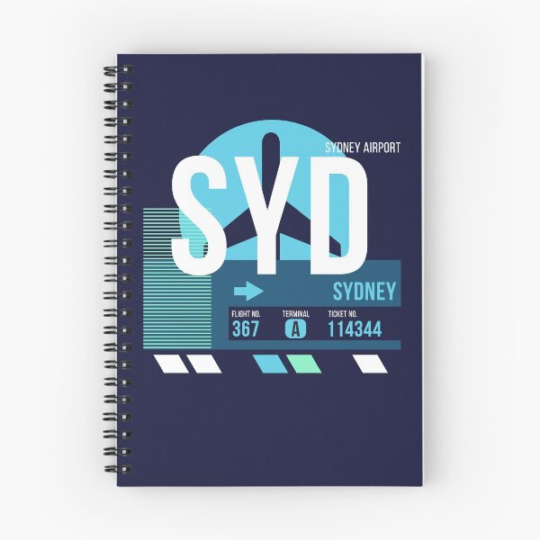 Item preview, Sydney (SYD) Airport Code Baggage Tag designed and sold by SLAG-Creative.
