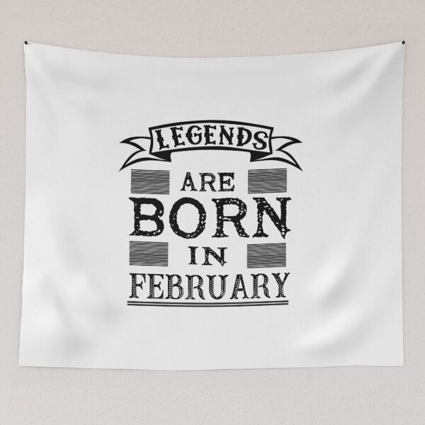 Item preview, Legends Are Born In February   designed and sold by sasigifts.