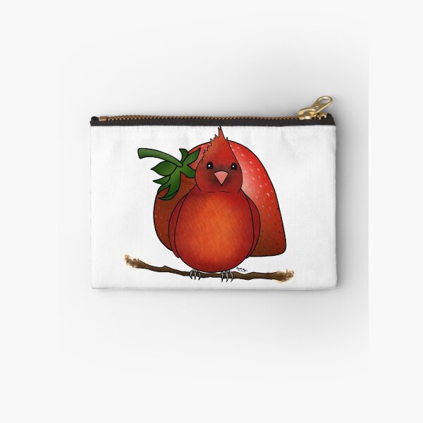 Item preview, Cute Cardinal With Strawberry designed and sold by EStanleyMedia.