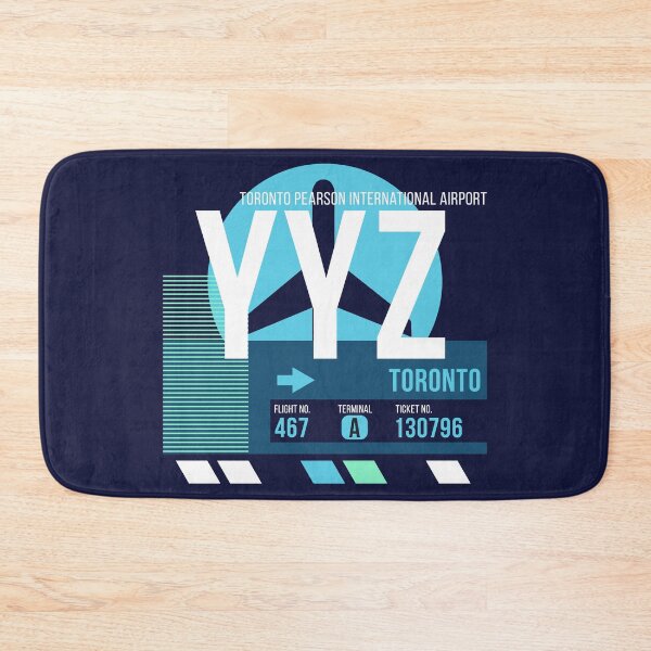 Item preview, Toronto (YYZ) Airport Code Baggage Tag designed and sold by SLAG-Creative.