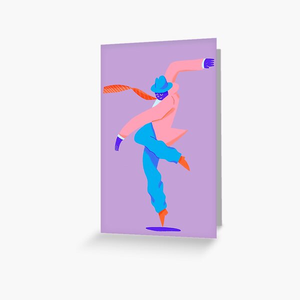 Solo Dancer Greeting Card