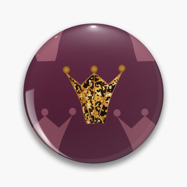 Item preview, pattern with golden glittering crowns designed and sold by mlanaa.