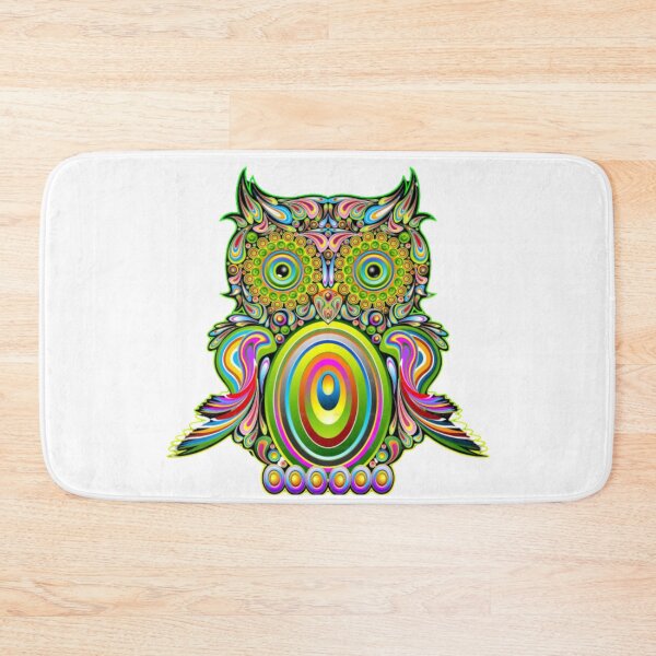 Item preview, Owl Psychedelic,Fabulous Colour Pretty Owl designed and sold by AMS-ART.
