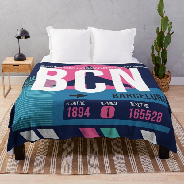 Item preview, Barcelona (BCN) Airport Code Baggage Tag designed and sold by SLAG-Creative.