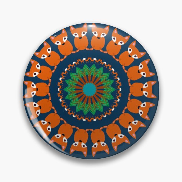 Item preview, Forest Fox Mandala Design designed and sold by MandalaZoo.