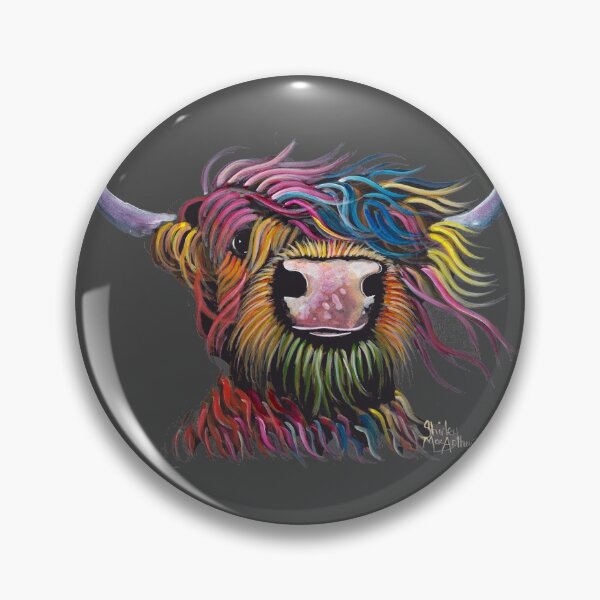 Item preview, Scottish Hairy Highland Cow ' R BiLLY ' by Shirley MacArthur designed and sold by Shirley MacArthur Art.