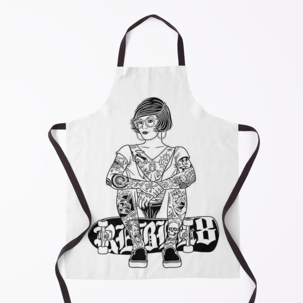 Item preview, Wild girl woman tattoos designed and sold by Home-of-art.