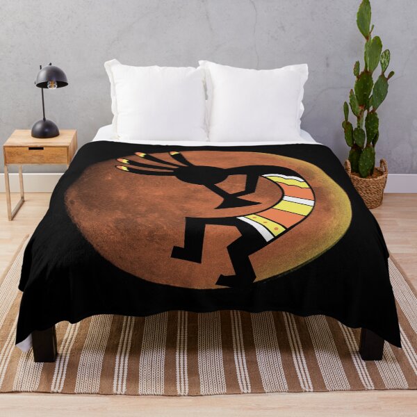 Item preview, kokopelli and the moon designed and sold by nativeStor.