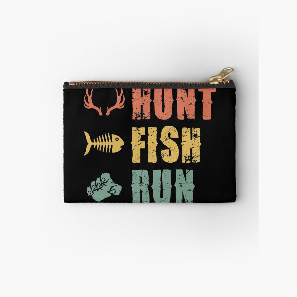 Item preview, Funny Hunting Fishing Hunt Fish Run Bear designed and sold by pannolinno.