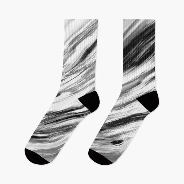 Item preview, Black and White Painted Tie Dye Multi Media Cool Textured Trending Popular Modern designed and sold by AEJdesign.