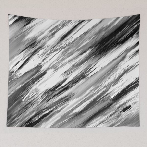 Item preview, Black and White Painted Tie Dye Multi Media Cool Textured Trending Popular Modern designed and sold by AEJdesign.
