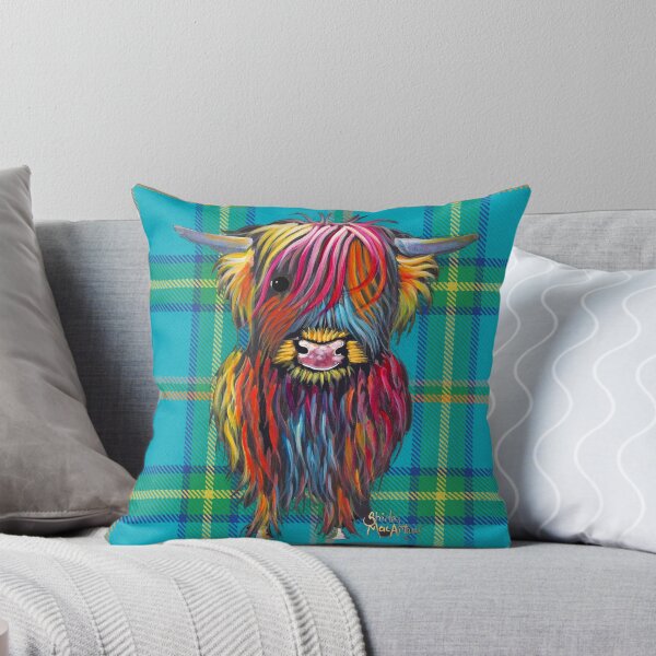 Item preview, SCoTTiSH HiGHLaND CoW ' TaRTaN BRaVe ONe B ' by SHiRLeY MacARTHuR designed and sold by Shirley MacArthur Limited.