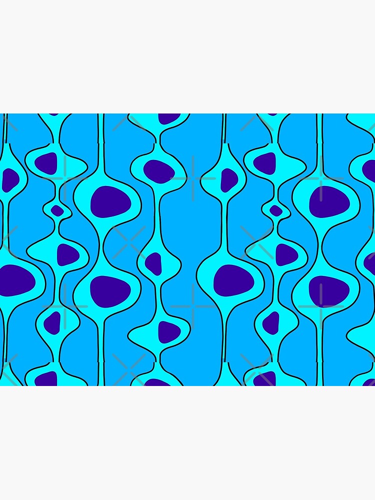 50's Style Blobs 2.0 on blue by that5280lady