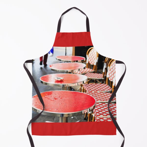 Item preview, Traditional parisian cafe terrace under rain designed and sold by Rrrainbow.