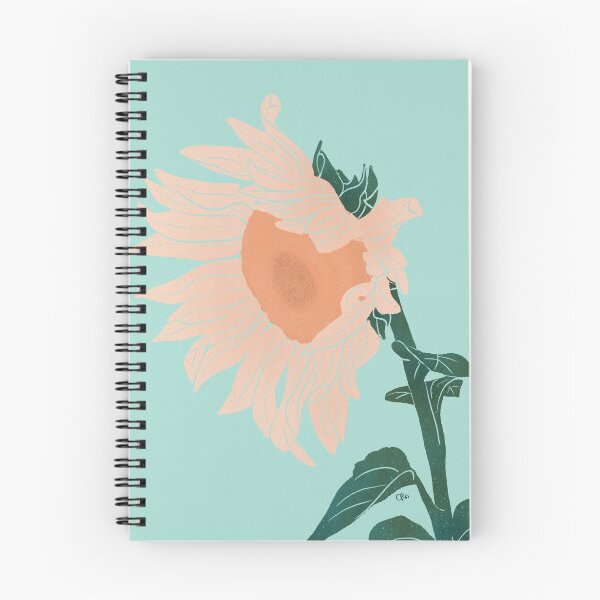 Item preview, Sunflower Art - aqua version  designed and sold by MadebyCRO.