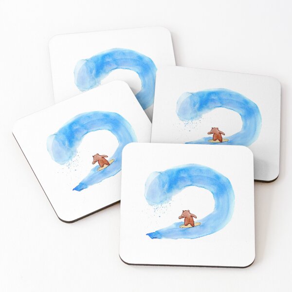 Item preview, We Bare Bears Grizz goes surfing designed and sold by Sandra Connelly.