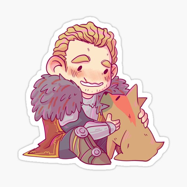 Commander Mabari Sticker