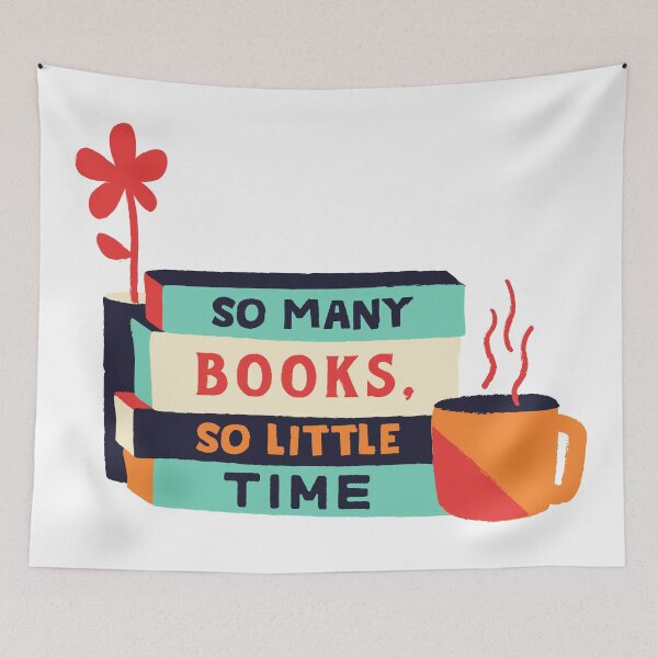 Item preview, So Many Books, So Little Time Magic Reading Lover Friend Mother Daughter Pretty Cute Gift designed and sold by cattiktoks1718.
