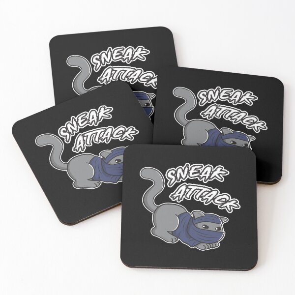 Item preview, Sneak Attack Thief Gamer Video Gamer Funny Cat Kitten Gamer designed and sold by OopteesLydia.