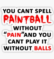 Painball Sticker