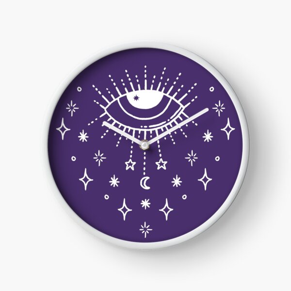 Mystic All Seeing Eye Wiccan Pagan Cheeky Witch® Clock