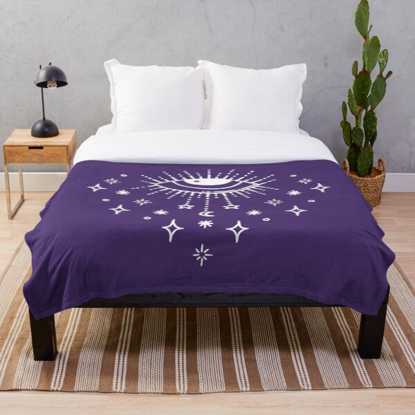 Mystic All Seeing Eye Wiccan Pagan Cheeky Witch® Throw Blanket