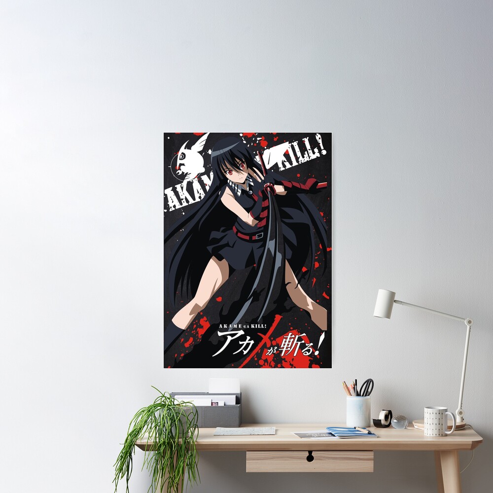  A Wide Variety of Akame Ga Kill! Anime Characters Wall Scroll  Hanging Decor (Akame 6) : Tools & Home Improvement